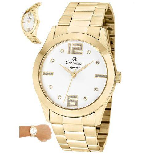Relógio Champion Dourado Feminino Cn26555h