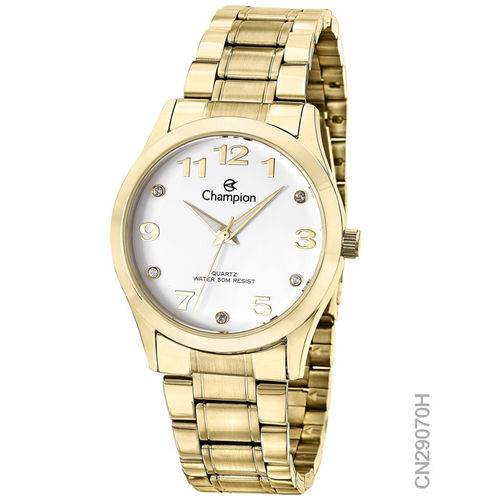 Relógio Champion Dourado Feminino Cn29070h