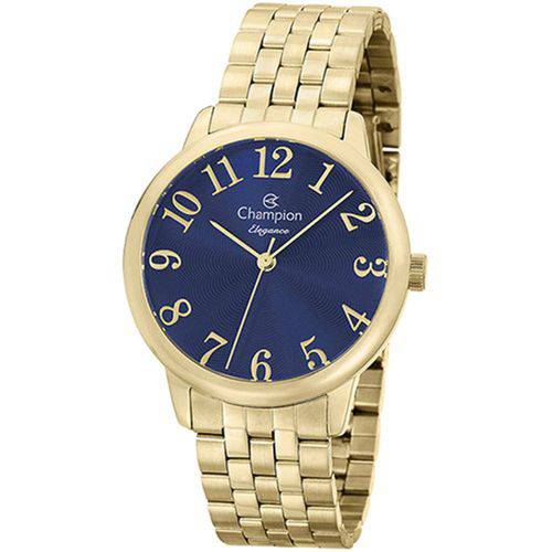 Relógio Champion Elegance Feminino Dourado CN26162A