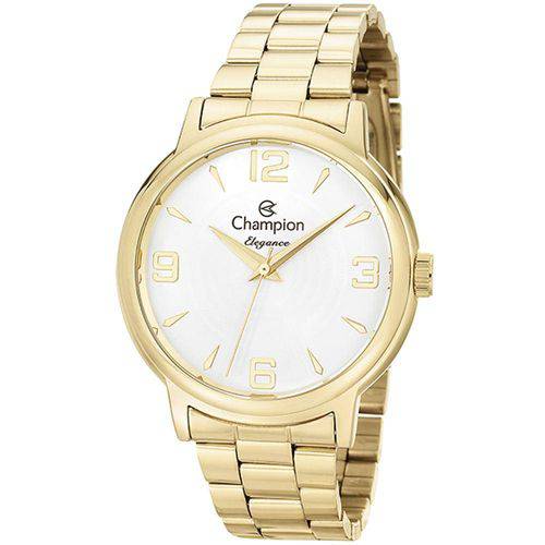 Relógio Champion Elegance Feminino Dourado Cn26126h