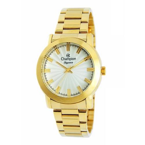 Relógio Champion Elegance Feminino Dourado Cn26617h