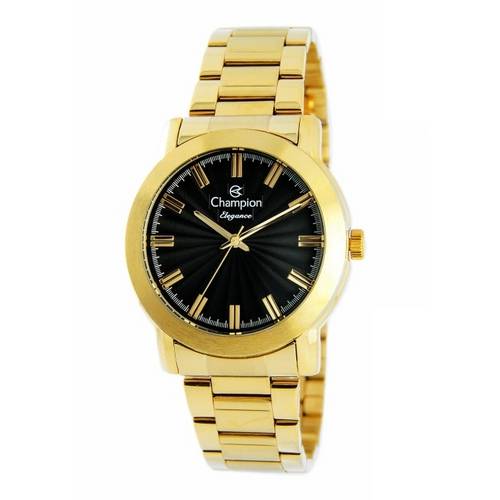 Relógio Champion Elegance Feminino Dourado Cn26617u