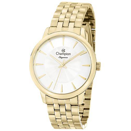 Relógio Champion Elegance Feminino Dourado Cn27750h