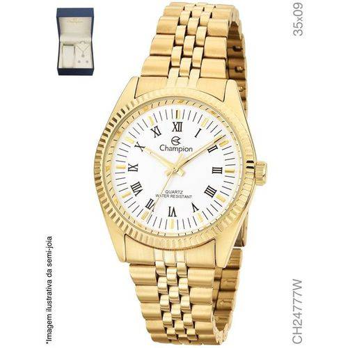 Relógio Champion Feminino Analógico Dourado Ch24777w