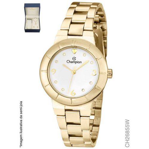 Relógio Champion Feminino Analógico Dourado Ch26855w