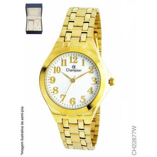 Relógio Champion Feminino Analógico Dourado Ch22877w