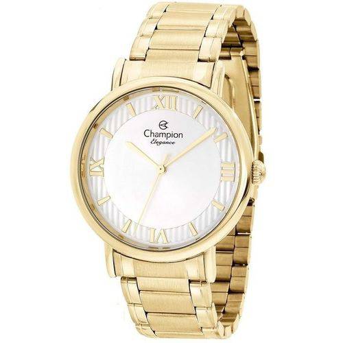 Relógio Champion Feminino Analógico Dourado Cn25618h