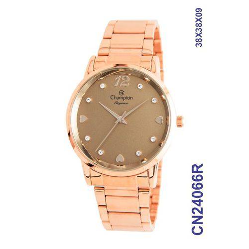 Relógio Champion Feminino Analógico Rosé Cn24066r