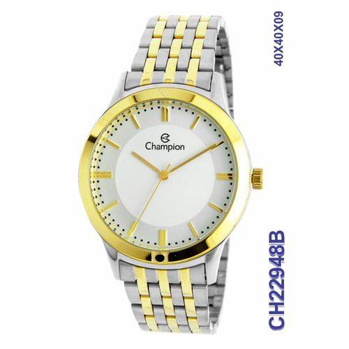 Relógio Champion Feminino Bicolor Cristais Ch22948b