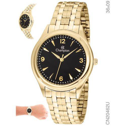 Relógio Champion Feminino Dourado Cn20462K
