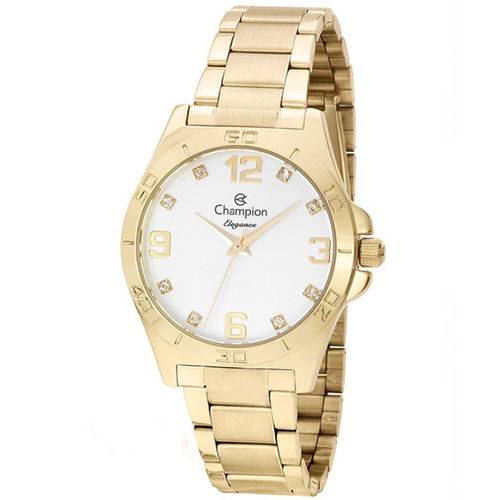 Relógio Champion Feminino Dourado Cn28446h