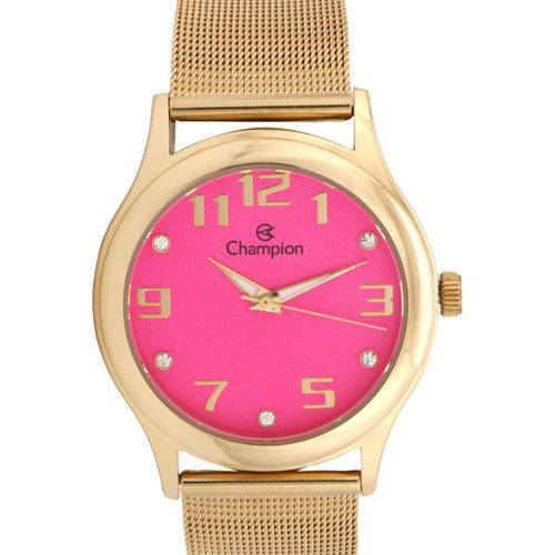 Relógio Champion Feminino Dourado Cn29007l