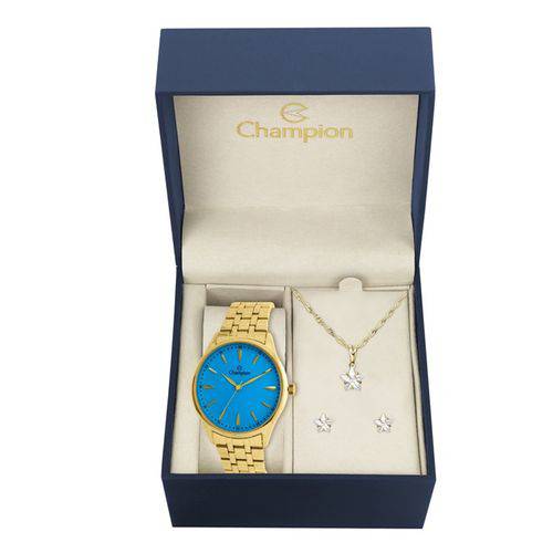 Relógio Champion Feminino Dourado Cn29516y