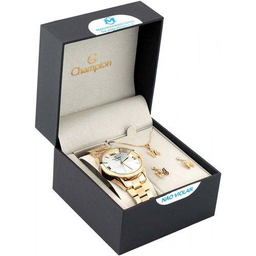Relógio Champion Feminino Dourado Cn29892z