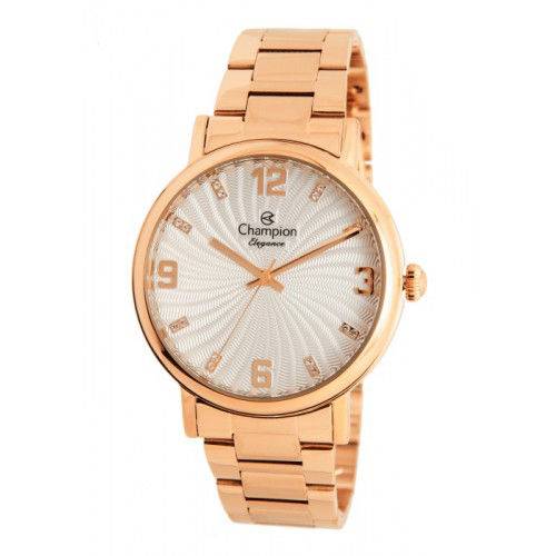 Relógio Champion Feminino Elegance Rosê Cn25636z
