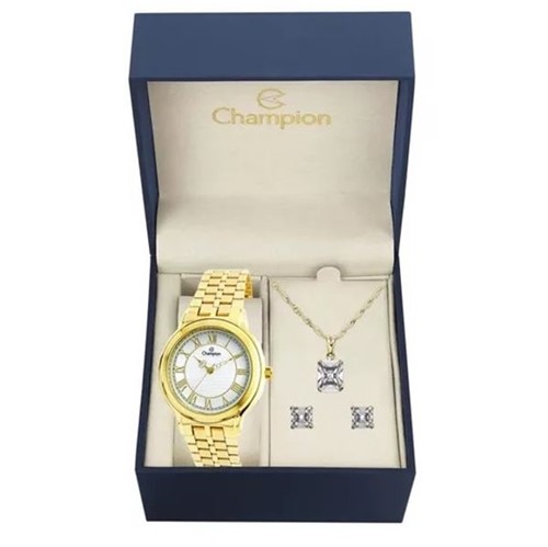 Relógio Champion Feminino Kit CH22957W 0