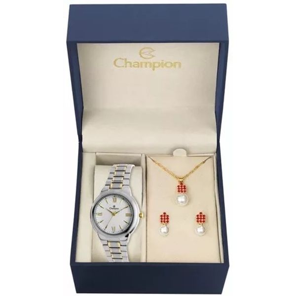 Relógio Champion Feminino Kit CH22984W 0