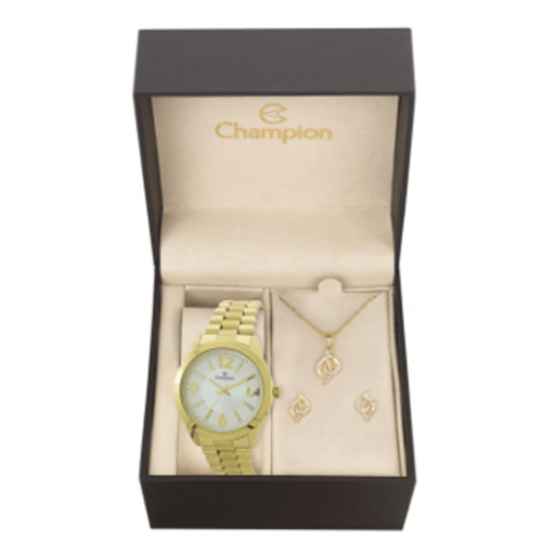 Relógio Champion Feminino Kit CN25225W 0