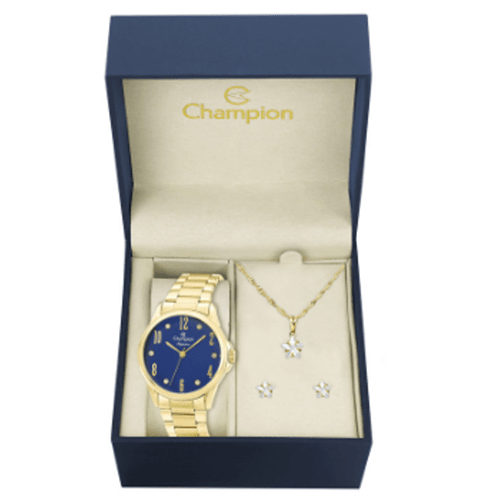 Relógio Champion Feminino Kit CN26242K 0