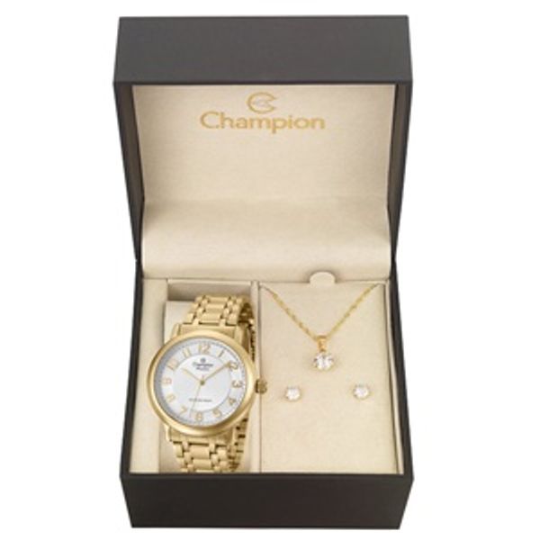 Relógio Champion Feminino Kit CN29945W 006489REAN