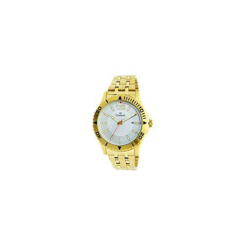 Relógio Champion Masculino Aço Dourado Branco Ca31462h
