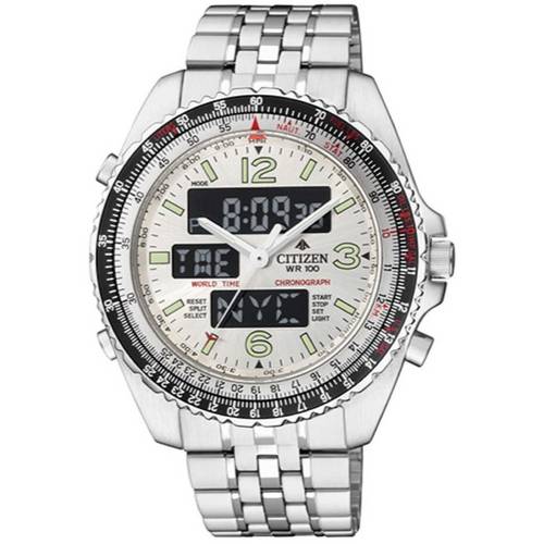 Relógio Citizen - Jq8001-57a - Promaster - Wingman - Calendário - Régua de Conversão - Wr 100m