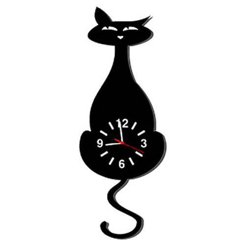Relógio com Movimento Gato