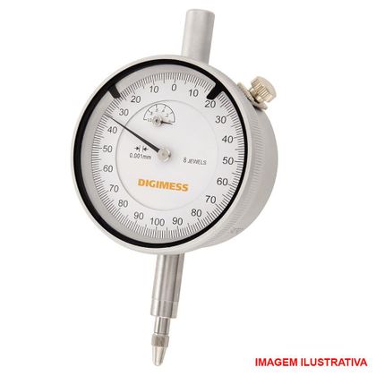 Relógio Comparador Capacidade 0-30 / Grad. 0,01mm - Digimess Produto Sem Certificado