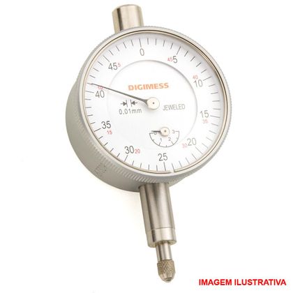 Relógio Comparador Capacidade 0-5 D.42mm / Grad. 0,01mm - Digimess Produto Sem Certificado