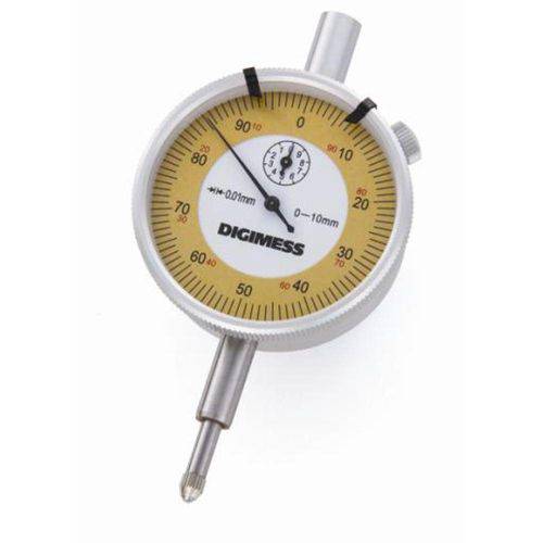 Relógio Comparador Mecânico Digimess 0-10mm X 0,01mm - 121.304 Basic