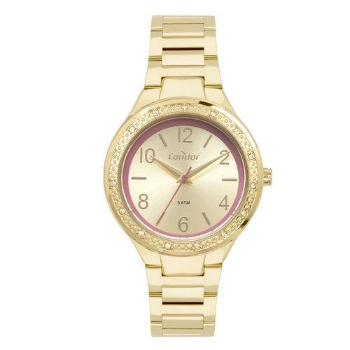 Relógio Condor Bracelete Feminino Dourado Co2035mqi/4d