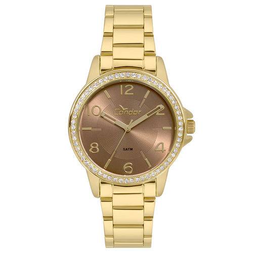 Relógio Condor Feminino Bracelete Dourado - Co2035kwn/k4m