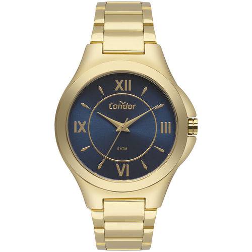 Relógio Condor Feminino Bracelete Dourado Co2035kxu/4a