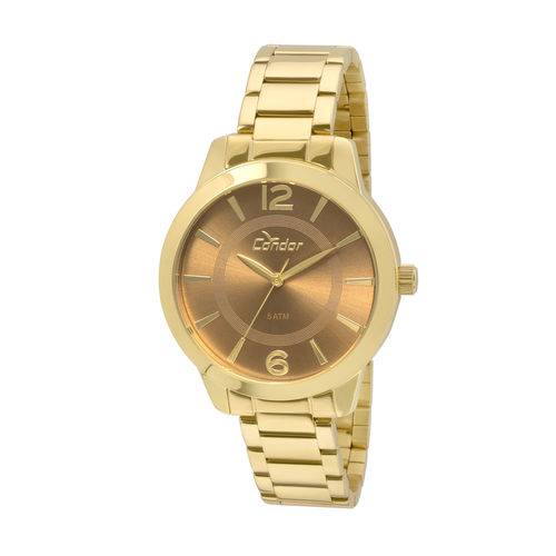 Relógio Condor Feminino Choque de Cores Co2035kqe/4x - Dourado