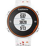 Relógio de Corrida Feminino Garmin Forerunner 620 com GPS e Medidor de Distância Branco/Laranja
