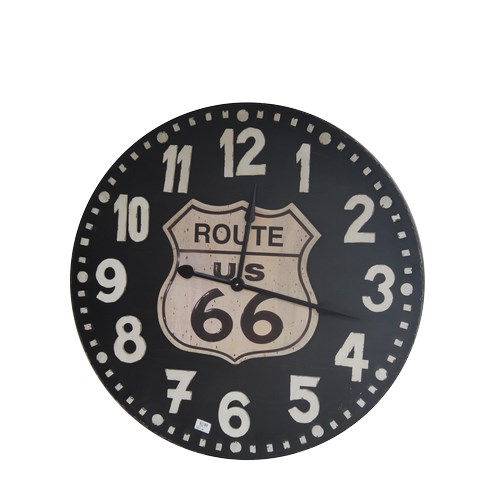 Relógio de Madeira Route 66