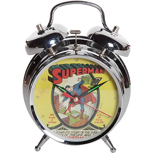 Relógio de Mesa DC Comics Superman Cover