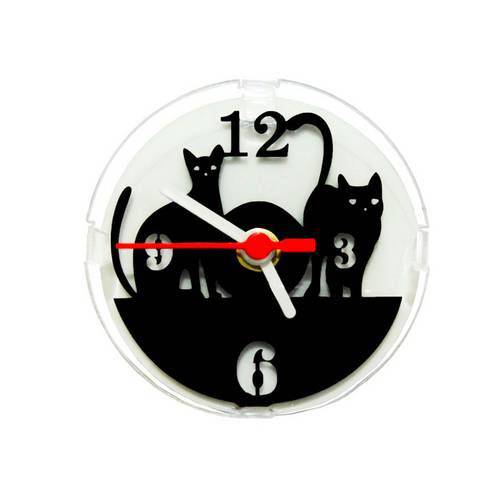 Relógio de Mesa Decorativo - Modelo Cat
