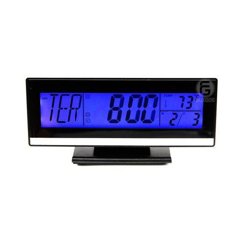 Relógio de Mesa Digital Despertador Temperatura