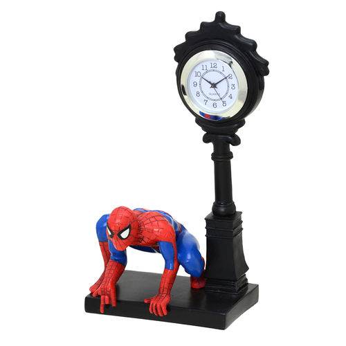 Relógio de Mesa Marvel Homem Aranha 18x17x16cm