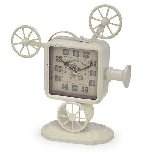 Relógio de Mesa Projetor Vintage 32cm