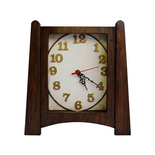 Relógio de Mesa Vintage - Modelo Classic - 30x27cm