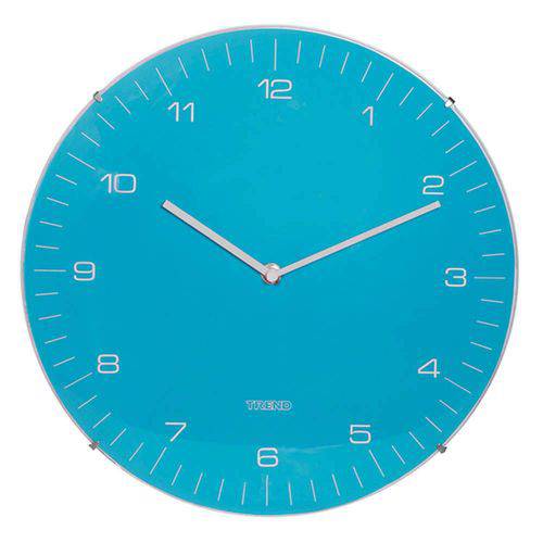 Relógio de Parede Azul - Urban - 33 Cm