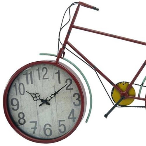 Relógio de Parede Bicicleta Antiga em Metal - 90x57 Cm