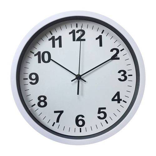 Relógio de Parede Branco 30cm Standart Urban