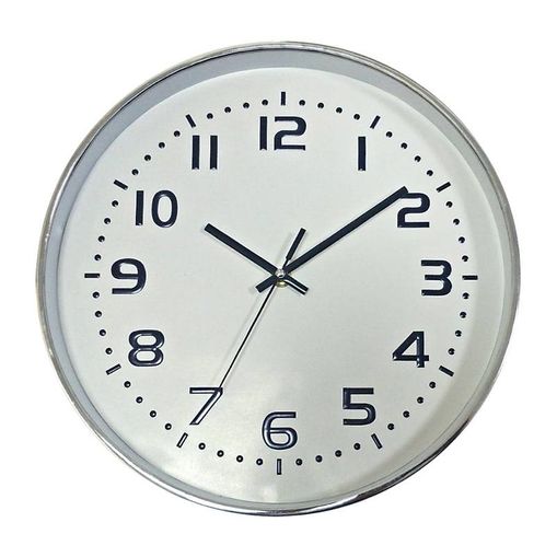 Relógio de Parede Branco 32cm Standart Urban