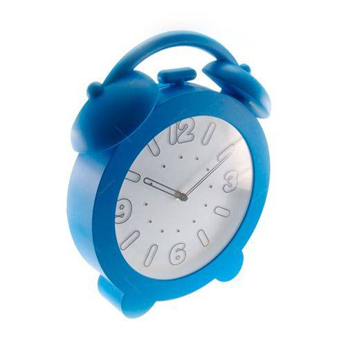 Relógio de Parede Decorativo Azul Claro