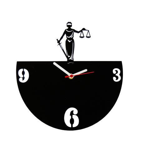 Relógio de Parede Decorativo - Modelo Advocacia