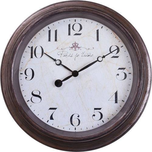 Relógio de Parede Exeway 39cm, Marrom