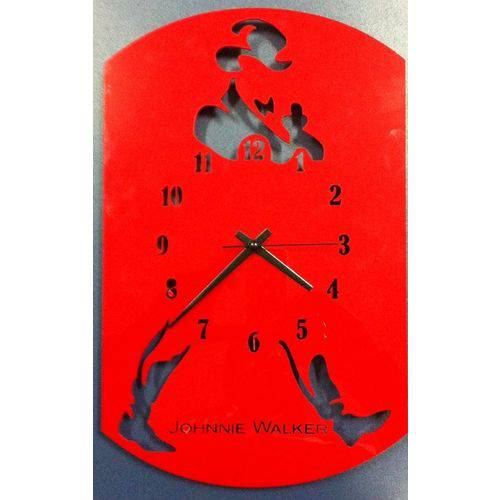 Relógio de Parede | Johnnie Walker (vermelho) - Vermelho